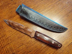 Snake Wood handle knife